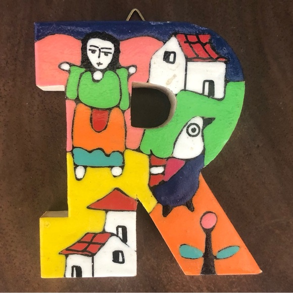 Bundle of two “R’s” - one rustic metal and the other from Spain & very colorful - Picture 8 of 13